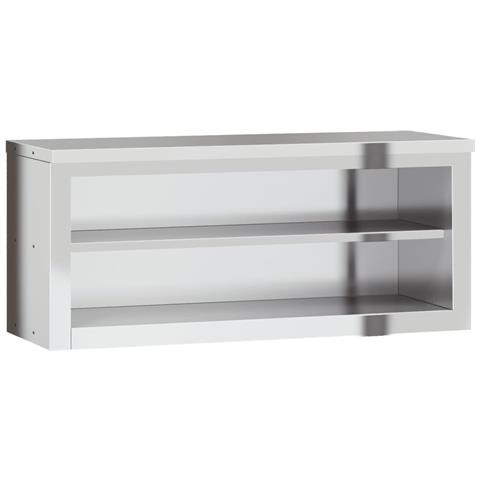 Mobile Cucina Da Parete Con Ripiano In Acciaio Inossidabile - Foto 1
