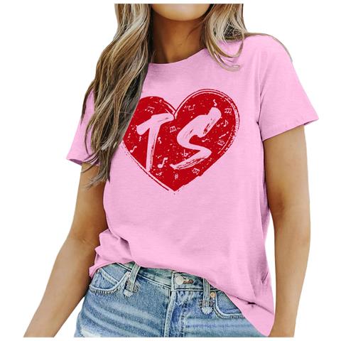 Maglietta Stampata Ts Da Donna Hohololo, Rosa, Taglia Xs - Foto 2