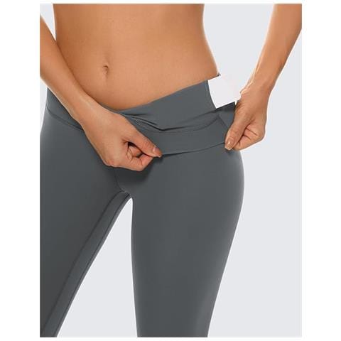Leggings Sportivi A Vita Alta Da Donna Grigio Xl - Foto 3