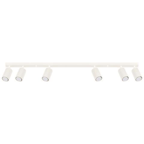 Lampada Da Soffitto Karbon 6l Beige Sl. 1604 - Minimalista Lampada Da Soffitto Beige 16.5x117x6.5 Cm - Foto 1