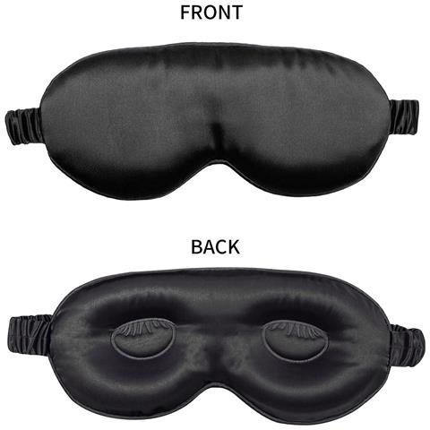 Maschera Per Dormire In Seta Con Design Sagomato 3d - Foto 2