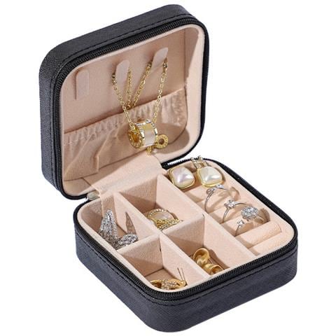 Portagioie Mini - Elegante Pelle Pu Black - Foto 2