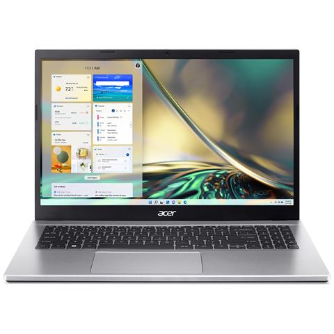 Aspire 3 A315-59-568J Intel® Core™ i5 i5-1235U Computer portatile 39,6 cm (15.6") Full HD 8 GB DDR4-SDRAM 512 GB SSD Wi-Fi 6 (802.11ax) Windows 11 Home Argento - Foto 1