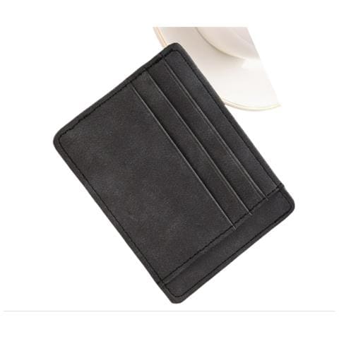 Portafoglio Sottile Minimalista Da Uomo Black - Foto 2