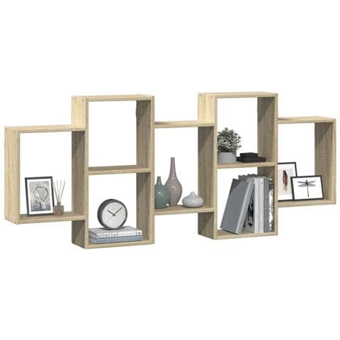 Scaffale A Parete Rovere Sonoma 159x18x65 Cm In Truciolato - Foto 3