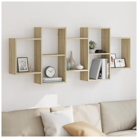 Scaffale A Parete Rovere Sonoma 159x18x65 Cm In Truciolato - Foto 1