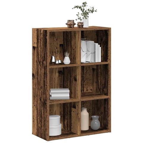 Libreria/credenza Legno Antico 66x30x98 Cm Legno Multistrato - Foto 1