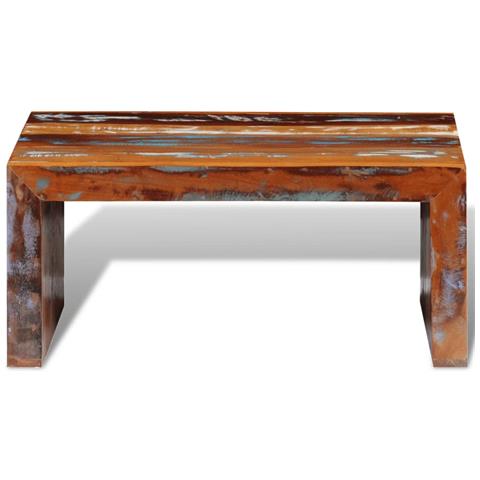 Lusso Casadino -  Tavolino Da Salotto In Legno Di Recupero - Foto 1