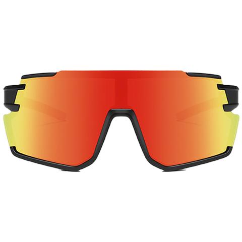 Occhiali Da Sole Sportivi Con Montatura Bianco Sabbia Red - Foto 3