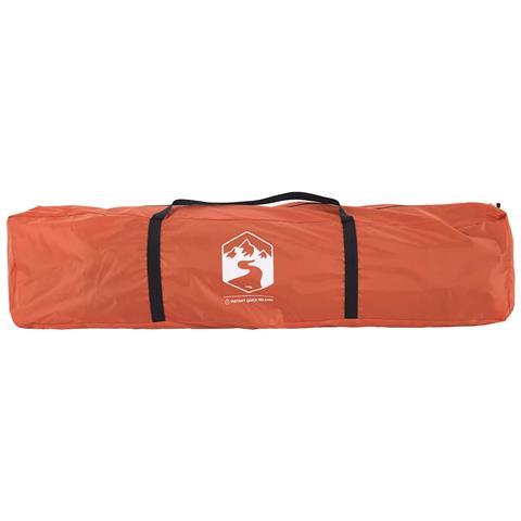 Tenda Campeggio Cabina 4 Pers. Grigio Arancione Rilascio Rapido - Foto 8