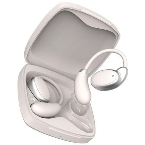 Auricolari Bluetooth Ad Orecchio V13: Audio Chiaro E Comfort Ottimale White - Foto 3