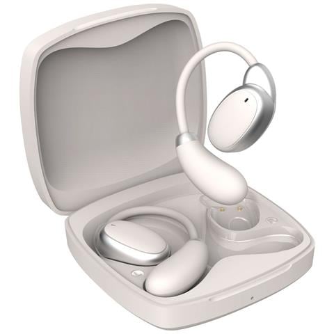 Auricolari Bluetooth Ad Orecchio V13: Audio Chiaro E Comfort Ottimale White - Foto 1