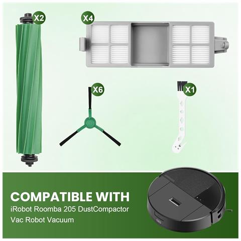 Kit Di 13 Accessori Di Ricambio Compatibili Con Irobot Roomba 205 Dustcompactor Robot Aspirapolvere - Foto 2