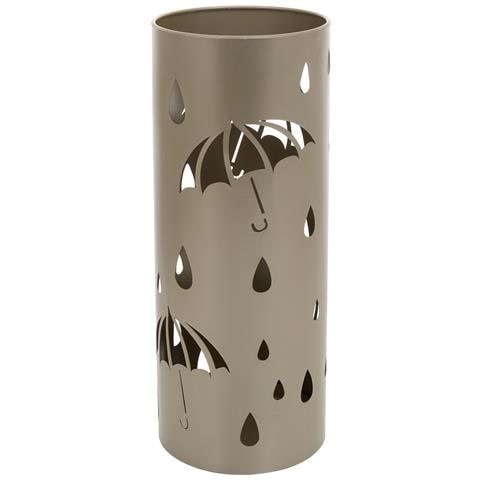 Portaombrelli Tondo In Metallo Dorato D20x50h - Foto 1