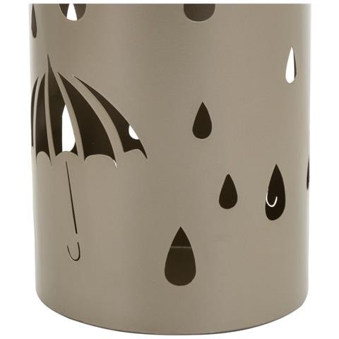 Portaombrelli Tondo In Metallo Dorato D20x50h - Foto 6