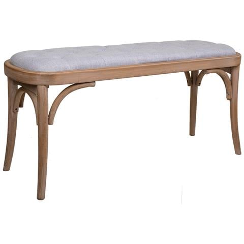 Panchetta In Legno Imbottita 110 X 37 X 47h Cm - Foto 1