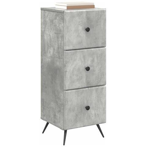 Mobile con Cassetti Grigio Cemento 33 x 34,5 x 90 cm - Foto 2