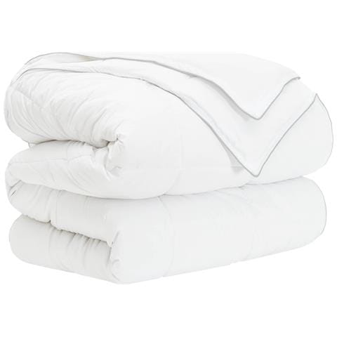 Piumone Completo Annuale Bianco 135 x 220 cm Fibra di bambù - Foto 1