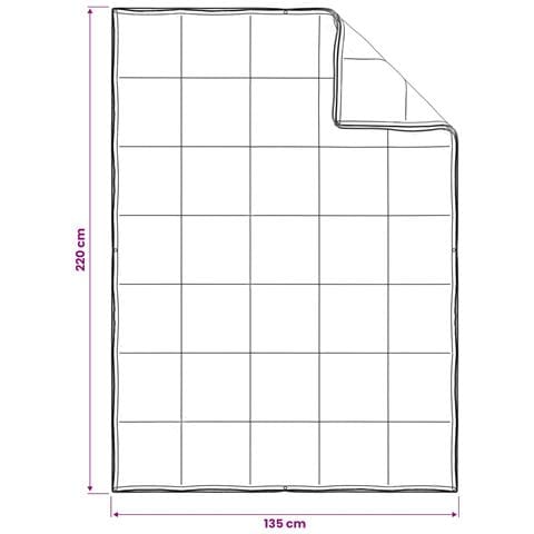 Piumone Completo Annuale Bianco 135 x 220 cm Fibra di bambù - Foto 8