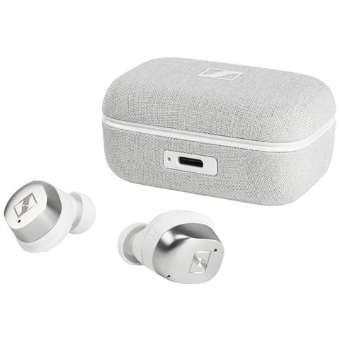 Auricolari MOMENTUM True Wireless 4 Bluetooth con Cancellazione del Rumore - Bianco /Argento - Foto 2