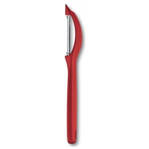 Set Coltelli Verdure Con Pelapatate Manico Rosso - Foto 5