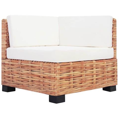 Set Divano 16 pz in Rattan Naturale - Foto 9