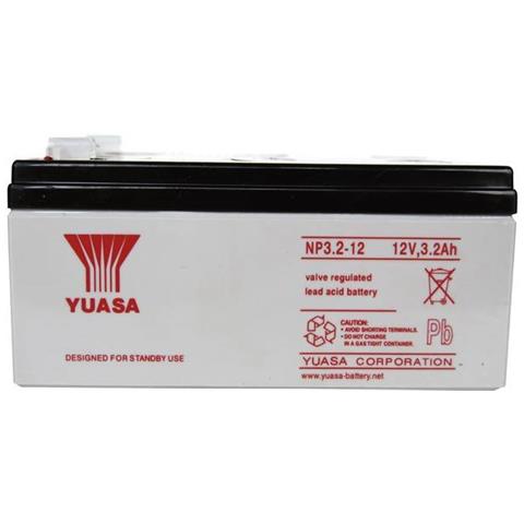 Np3.2-12 Batteria Al Piombo 12 V 3.2 Ah Piombo-agm (l X A X P) 134 X 64 X 67 Mm Spina Piatta 4,8 Mm - Foto 1