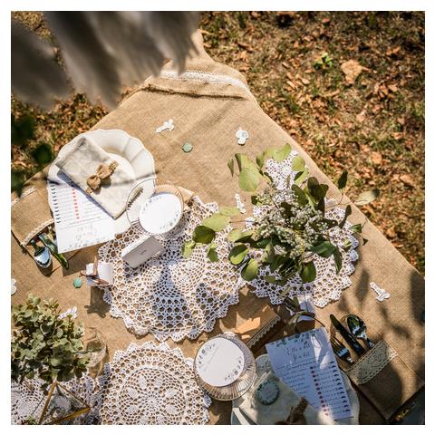 Artifetes - Tovaglia In Tela Di Iuta Rettangolare - Foto 2