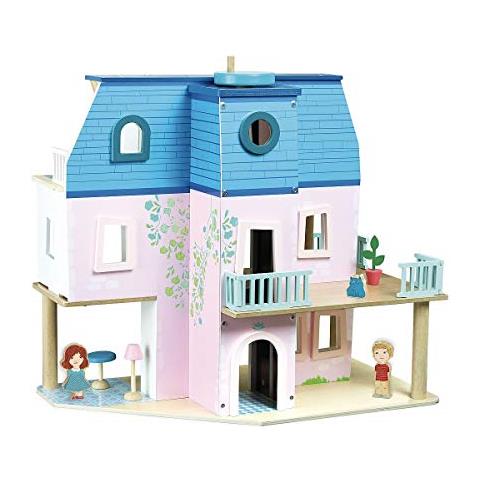 Casetta Per Bambole6316blu E Rosa50 X 45 X 13 Cm - Foto 1