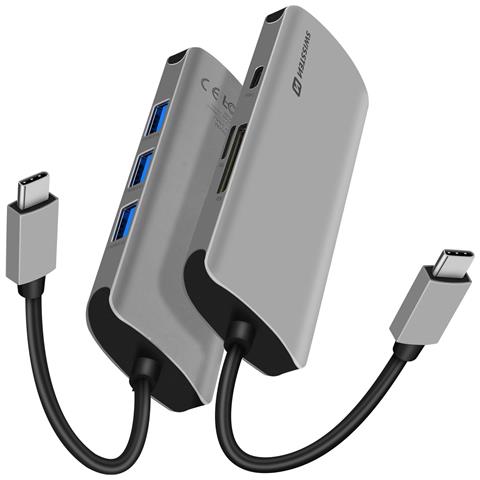Hub Usb-c 6 In 1, 3 Usb 1 Usb-c Power Delivery 100w Porta Sd Micro-sd - Foto 10