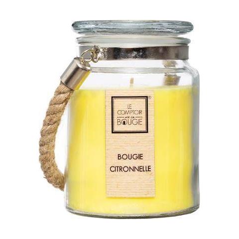 Candela Profumata Antizanzare, Citronella, 500 G - Foto 3