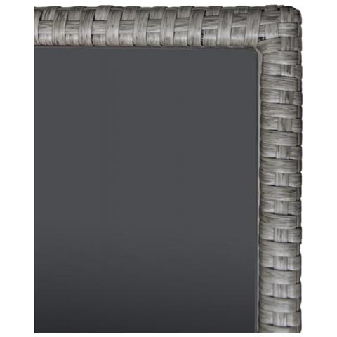 Salotto Da Giardino 4 Posti In Resina Grigio E Castagna Moorea - Foto 8