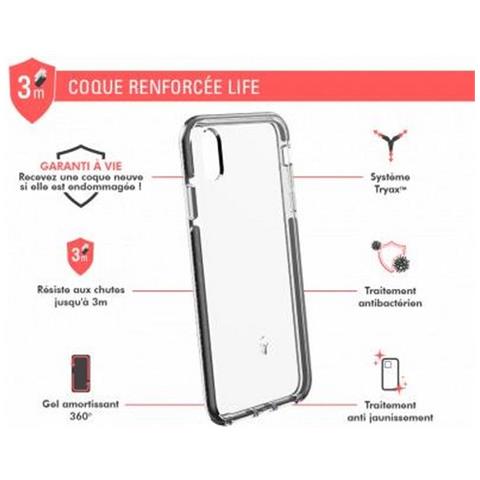 Cover Rinforzata Per Iphone Xs Max Life, Trasparente - Foto 2