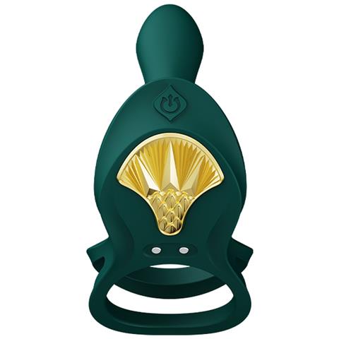 Pene Vibrante E Anelli Per Testicoli X-factor Bayek Verde Turchese - Foto 6