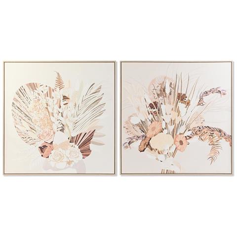 Quadro Dkd Home Decor 100 X 4 X 100 Cm Città (2 Unità) - Foto 1