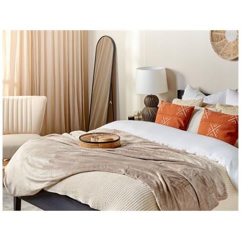 Coperta Bayburt 150 X 200 Cm Beige - Foto 1