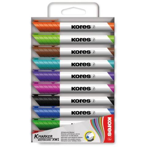 M20801 Evidenziatore 10 Pz Punta Smussata Nero, Blu, Marrone, Verde, Verde Chiaro, Arancione, Rosa, Rosso, Turchese, Viola - Foto 1