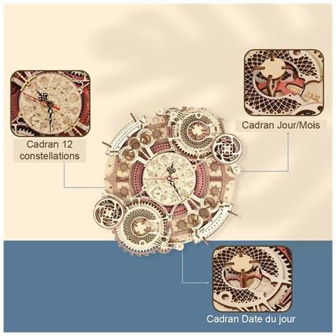 Puzzle 3d | Orologio Astrologico - Foto 2