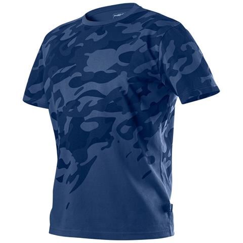T-shirt Da Lavoro Mimetica Blu Scuro, Taglia Xxxl - Foto 1