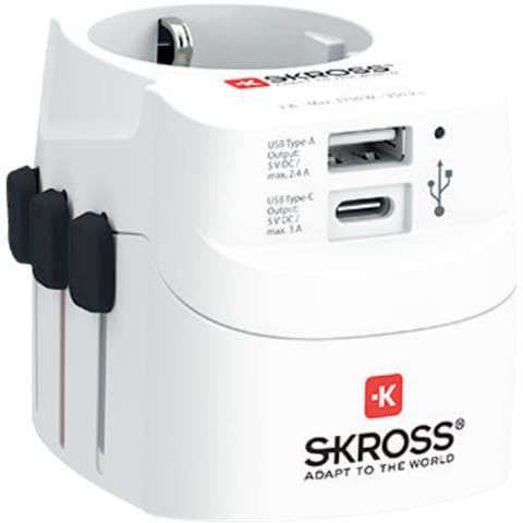 1.302472 adattatore per presa di corrente Universale Bianco - Foto 2