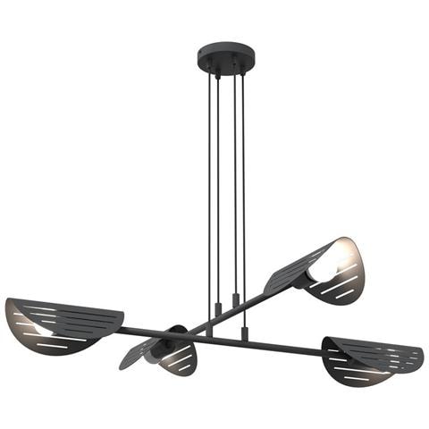 Lampada A Sospensione Saber - Nero - Metallo - 104x104x120 Cm - Foto 1