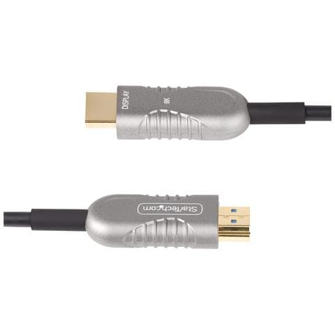 Cavo Ottico HDMI 2.1 Ibrido Attivo (AOC) da 9,1m, CMP, Classe Plenum, Cavo in fibra ottica 8K Ultra High Speed HDMI 2.1/2.0, 48Gbps, 8K 60Hz / 4K 120Hz, HDR10+ /FRL /TMDS /eARC - Foto 2