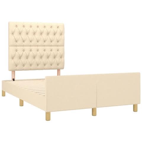 Giroletto Senza Materasso Crema 120x190cm In Tessuto - Foto 3