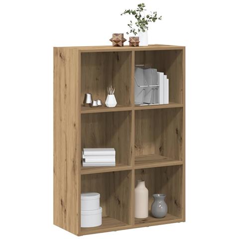 Libreria/credenza Rovere Artigianale 66x30x98 Cm In Truciolato - Foto 10