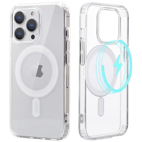 Custodia Trasparente Antiurto Magsafe Per Iphone 12 Pro Max 8,09x1,02x16,36 Cm. Colore Trasparente - Foto 1