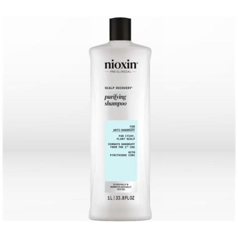 Shampoo Purificante Antiforfora Nioxin Scalp Recovery Per Cuoio Capelluto Irritato E Pruriginoso, 1 L - Foto 1