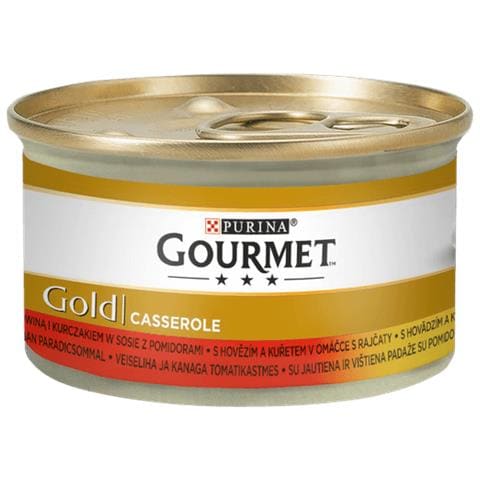Purina GOURMET GOLD, Adulto, Manzo, Pollo, 85 g - Foto 1