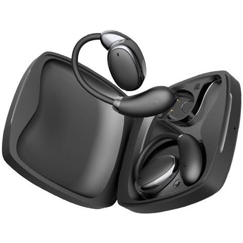 Auricolari Bluetooth Ad Orecchio V13: Audio Chiaro E Comfort Ottimale Black - Foto 2