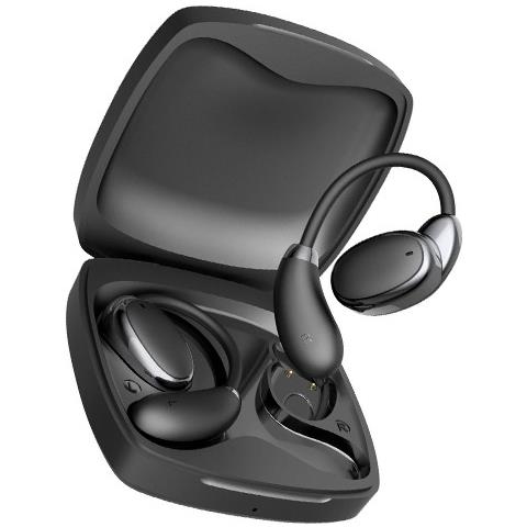 Auricolari Bluetooth Ad Orecchio V13: Audio Chiaro E Comfort Ottimale Black - Foto 3