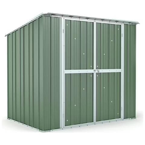 Box In Acciaio Zincato Casetta Da Giardino In Lamiera 2.31 X 1.75 M X H2.02 M - 81 Kg - 4.04 Metri Quadri - Verde - Foto 1